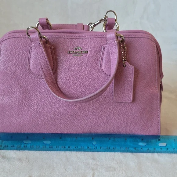 Coach Light Pink Satchel Bag - Picture 11 of 16